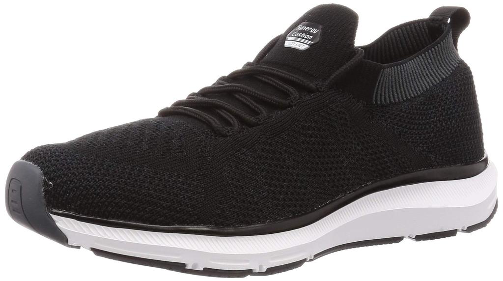 Moonstar Synergy Shock Wide SNGY 3E Cushion, Lightweight, Soft, Cushioning, Absorption, Breathable, Fit, Women's, L06, Black, 24.5 cm,