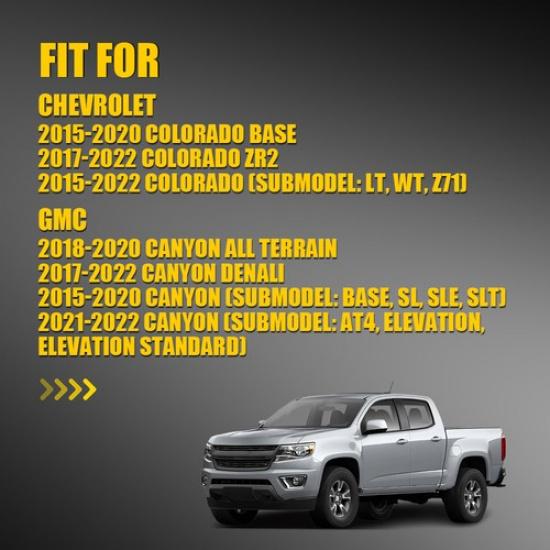 Left Door Mirror Glass Power Heated Fit 2017- Chevy ZR2 Colorado GM1324178