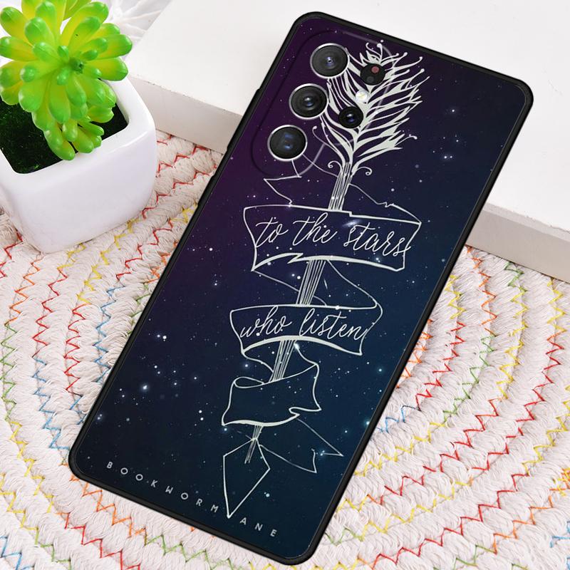 A Court of Mist and Fury Sarah J Maas Phone Case for Samsung Galaxy note 10 pro S26 Ultra S23 S24 FE S25 S21 S22 PLUS Cove