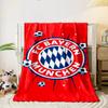 Red Soccer Designed Flannel blanket for bedroom, living room, sofa, and nap