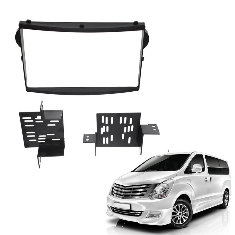 

2Din Car Radio Fascia For Starex/H1 DVD Stereo Frame Plate Adapter Mounting Dash tallation Bezel Trim Kit чёрный