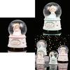 Crystal Fairy Princess Castle Luminous Glass Cover Resin Nightlight Cell Button