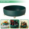 360° Rotating Round Storage Tray Makeup Perfume Cosmetic Storage Display Box New