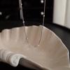 S925 Round Bead Snake Bone Chain Necklace: Women's Stylish, Versatile Clavicle Chain, High-End, Layering, Simple Ins Style