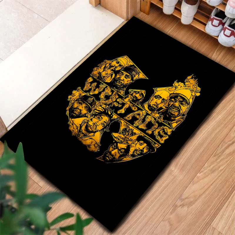 2026 Nuovo Tappeto Wu-Tang Clan per Soggiorno Camera da Letto Casa Decorazione Divano, Tappetino Antiscivolo per Giochi Bambini H10