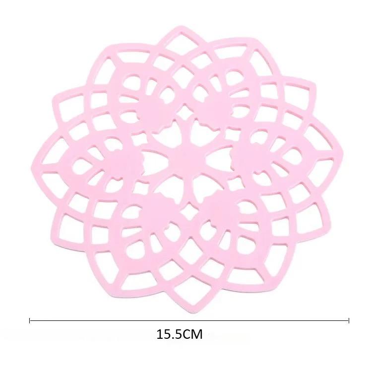 Heat Resistant Tea Coaster Mat, Universal Non-Slip Silicone Pad for Hot Pots & Mugs, Kitchen Dining Accessory