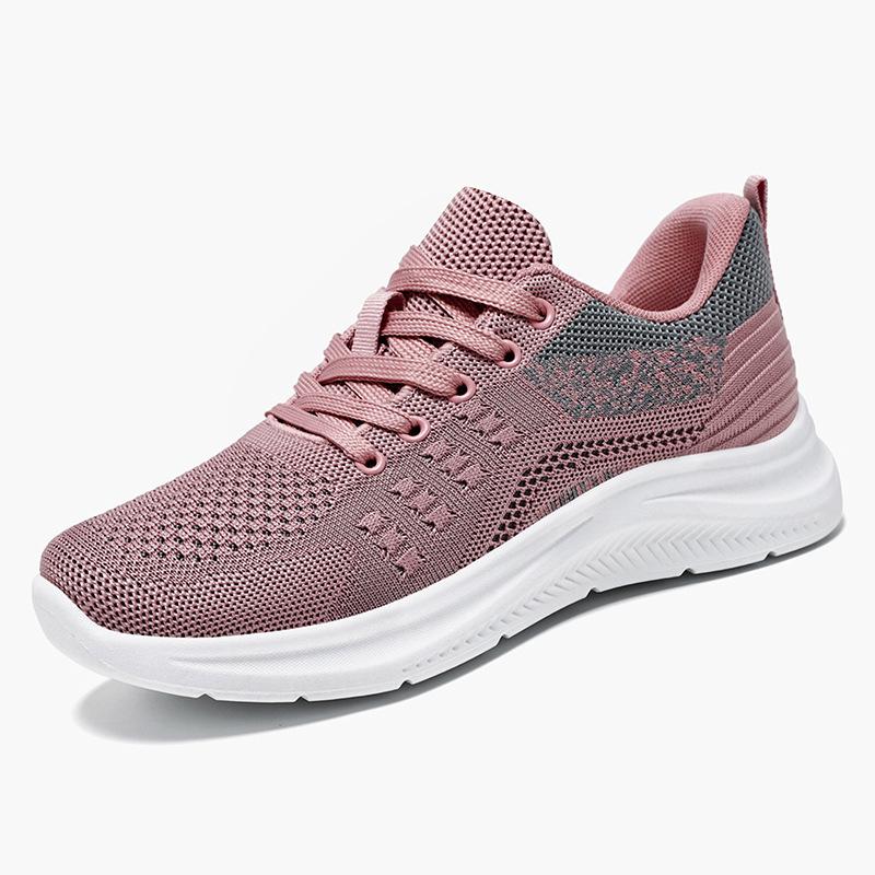 Shoes women's spring new women's fly-woven lightweight breathable shoes running shoes manufacturers casual sports shoes women
