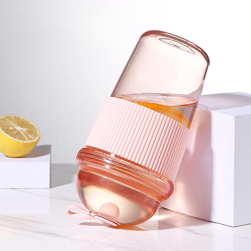 630ML Straw Cup with Lid and Straw Portable Large Capacity Coffee Milk Tea Cup Ins Style Water Cup for Office Workers Juice Mug