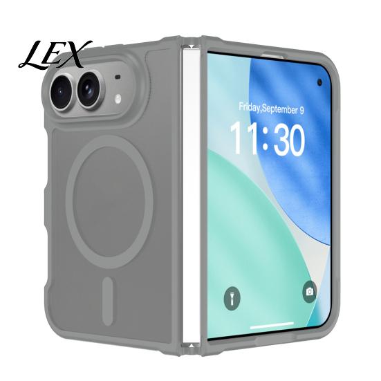 Smooth Touch Protective Shell Magnetic Matte Phone Case for iPhone 2026 New, Full Hinge Anti Oxidation Material Cover Protection, Not Yellowing
