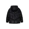 Nike Kurtka puchowa Dziecięca Litera Logo Marki Kaptur Casual Długi Rękaw Kurtki Dziecięce Czarna NY2142026GS-002