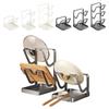 Countertop Pot Lid Organizer with Drip Tray and Spoon Rest Kitchen Pot Lid Storage Rack for Cooking Lids and Utensils