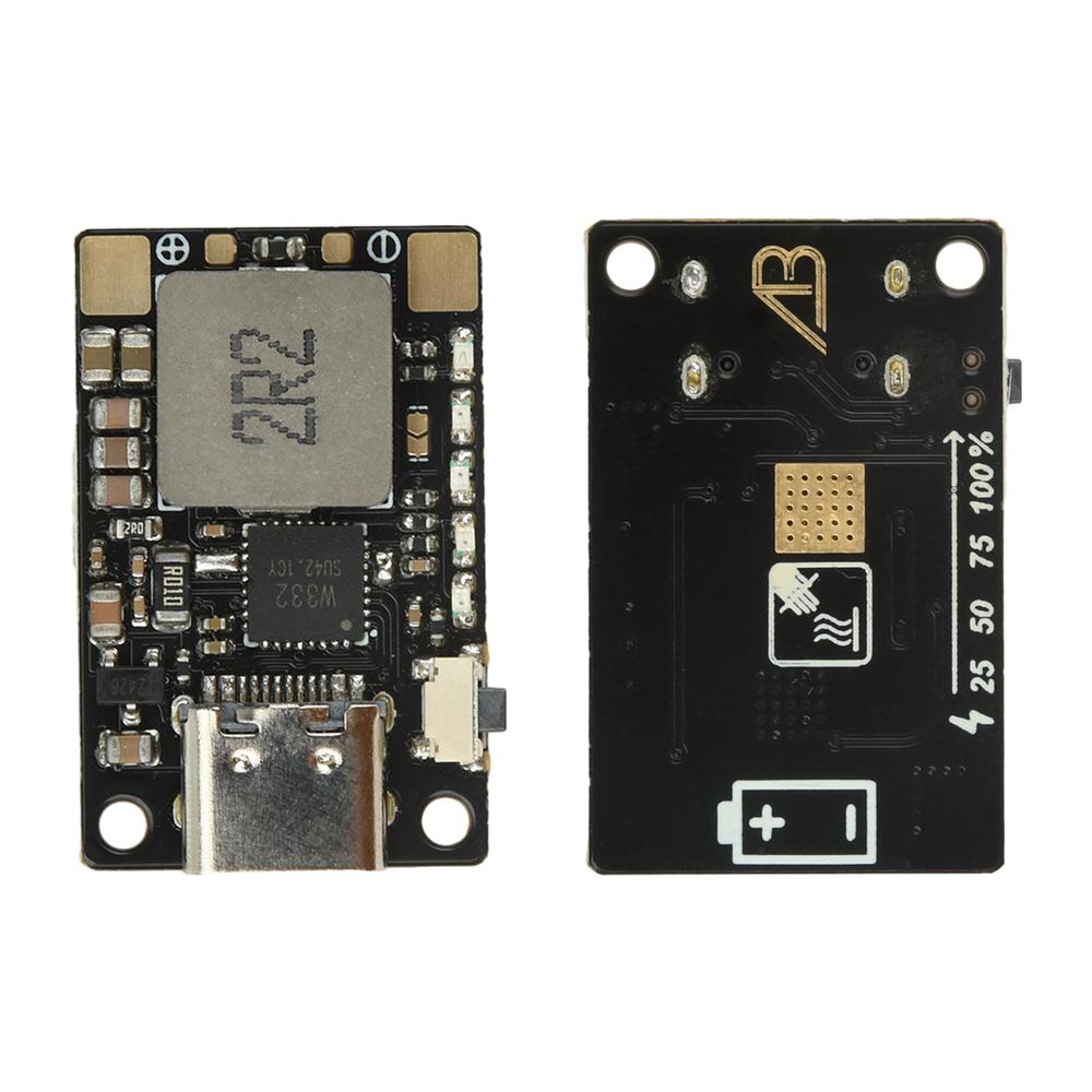 3.7V 18W Lithium Battery Fast Charging Module Balanced Booster Type C Fast Charging Protection Board for Mobile Power Bank Drone