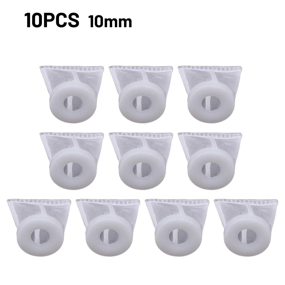 Brand New Filter Tankfilter Paint Filter Suction Feed White 10 PCS/Set 120 Mesh 8/10/12mm Convenience Easy To Clean