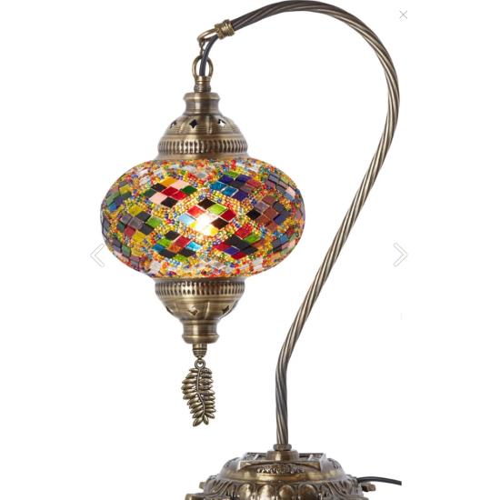 

Мозаика ручной работы Настольная лампа Красочный аутентичный стол Тумбочка Ночной свет