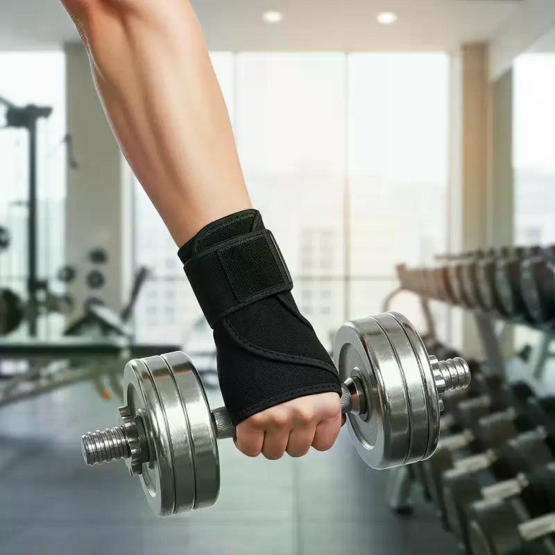Metal Splint Wrist Brace Support Adjustable Strap Pain Relief Design for Fitness Typing and All Day Comfort