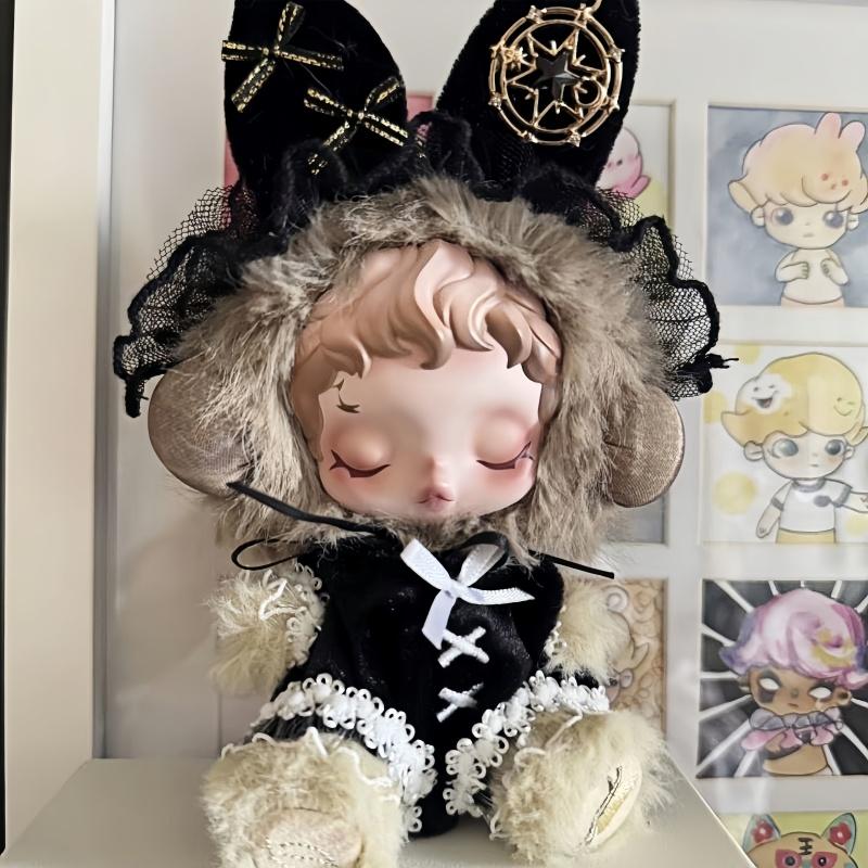 High Quality For Skullpanda Winter Symphony Series 10Cm Doll Clothes Accessories Sp Plush Doll Clothes Cat Cloak Set No Doll