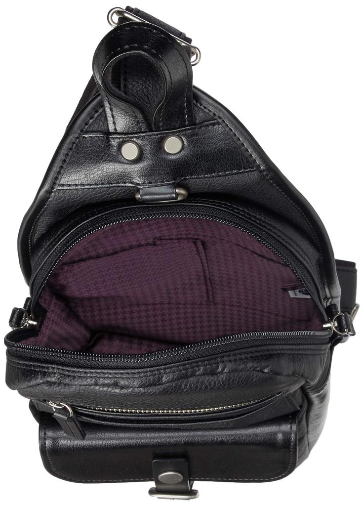 Valentino Sabatini Body Bag, Toyooka Bag Certified, with Genuine Leather [Kiwada], Made In Toyooka City, Hyogo Prefecture, the Mecca of Bags, Black