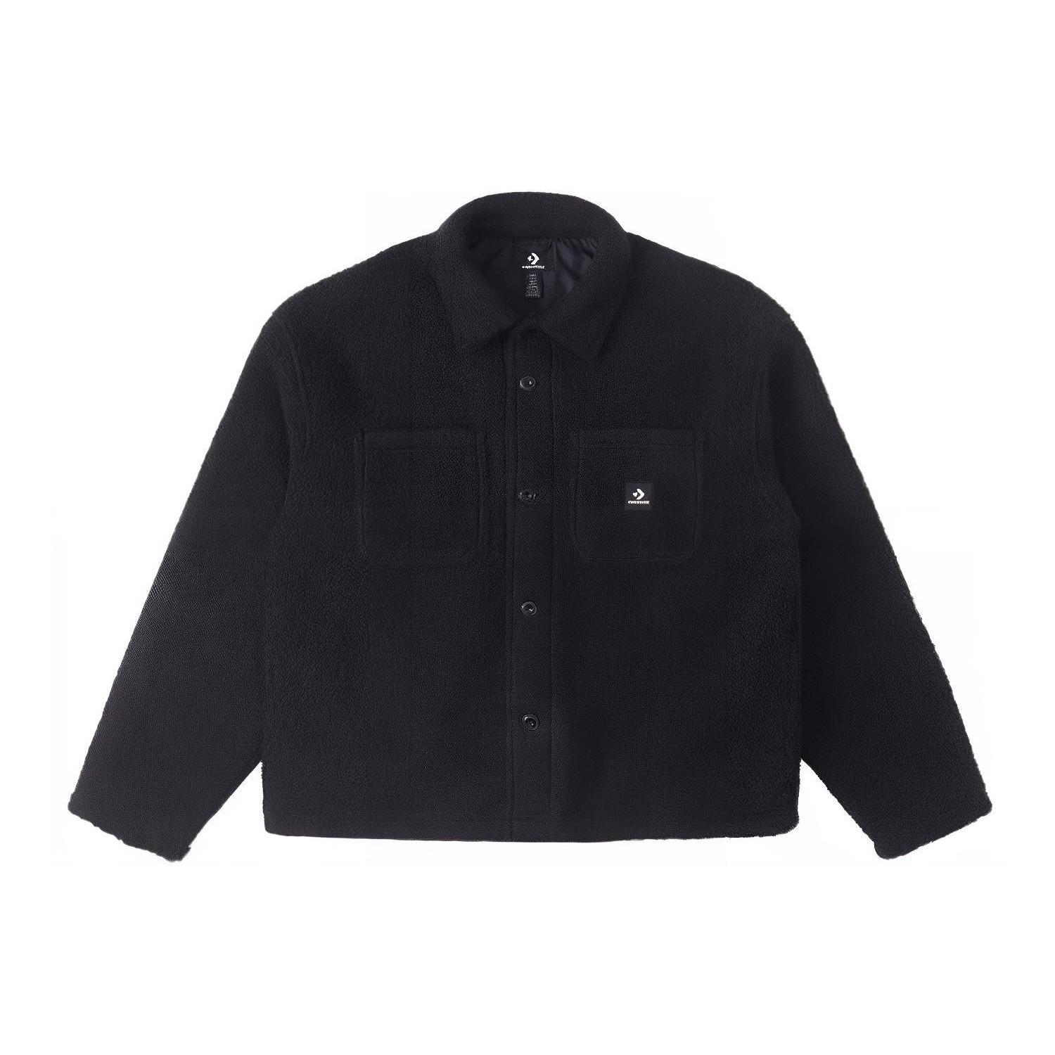 Converse Sherpa Seasonal Jacket Asia Sizing Black Men s 10025268-A02 L