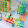 Seven-Layer Electric Train Track Toy: Educational Racing Car Assembly for Kids - Perfect Gift for Boys with Level-Crossing Feature
