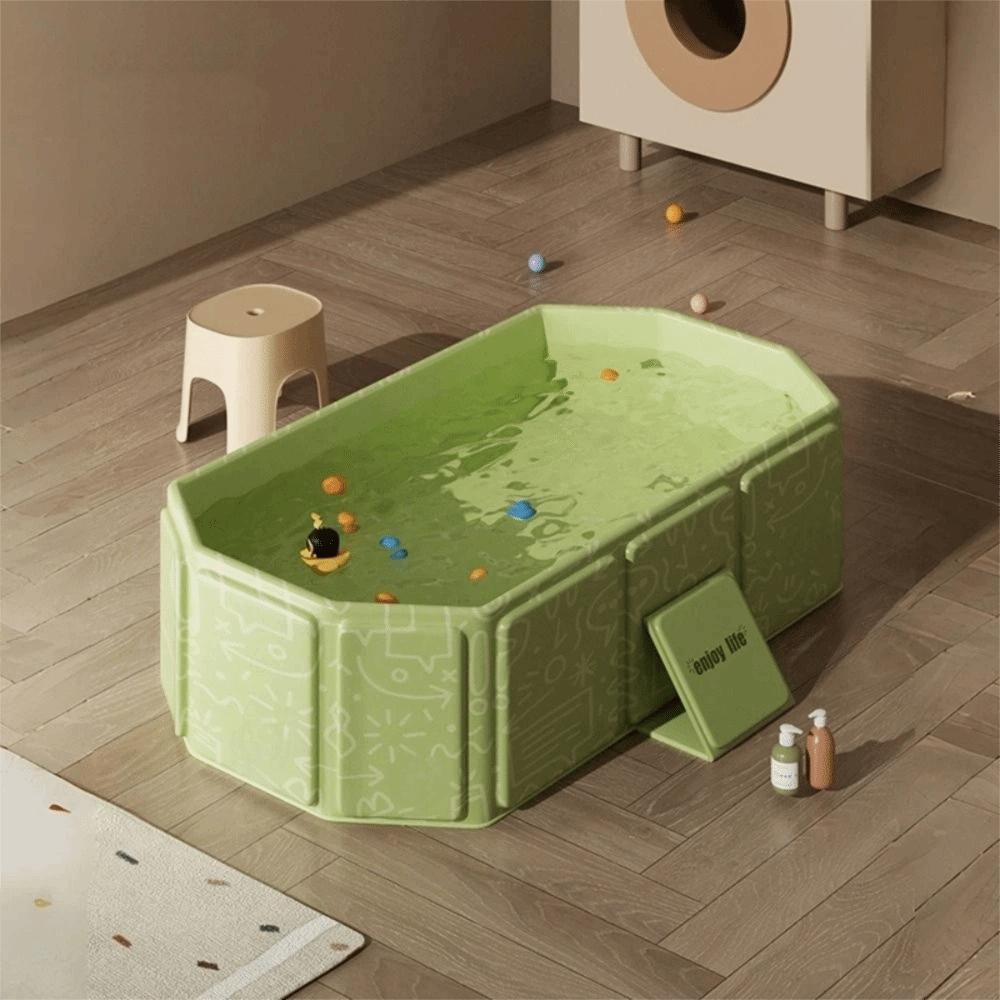 Large Capacity Portable Folding Bathtub Space Saving Pet Swimming Pool Pet Wading Pool  Water Fun