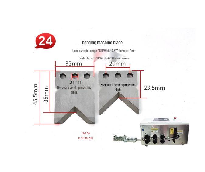 Tungsten Steel Blade for Automatic Wire Cutting and Stripping Machine