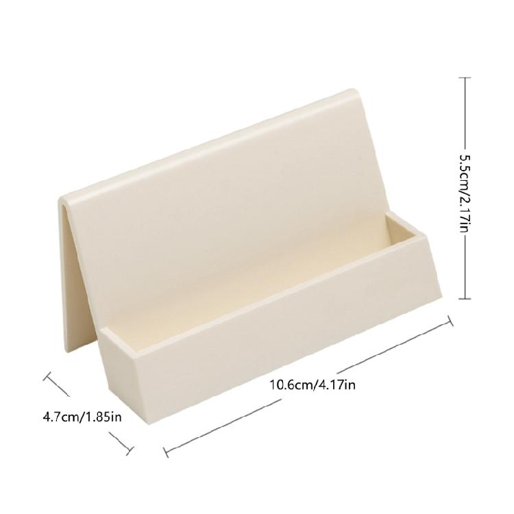 Plastic Name Card Display Holder Large Capacity Office Desk Business Card Stand