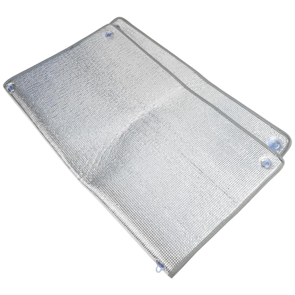 Aluminiumfolie Fenster Sonnenschutzfolie Doppelseitige Isolierfolie Haus Sonnenschutzschutz Mit Saugnapf UV-Schutz Sonnenschutz