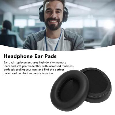 2PCS Leather for Arctis Nova Pro Wired Headset for Arctis Nova 7/7X/7P/3/1 Headset Headphone Repair
