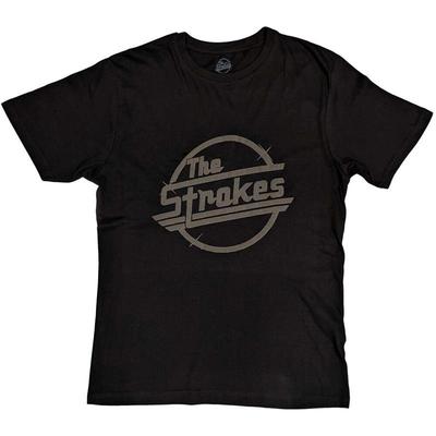 The Strokes Og Magna Hi Build Logo Black T Shirt