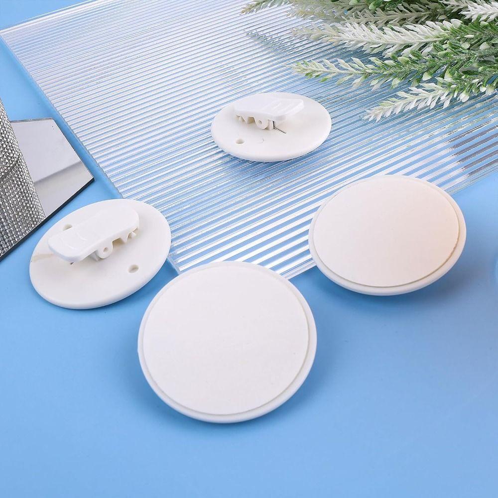 White Shower Curtain Clips Waterproof Curtain Fasteners Reusable Curtain Clips Home Shower