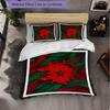 Ensemble de literie 3 pièces motif football Maroc Housse de couette douce en microfibre avec taies d'oreiller pour chambre à coucher
