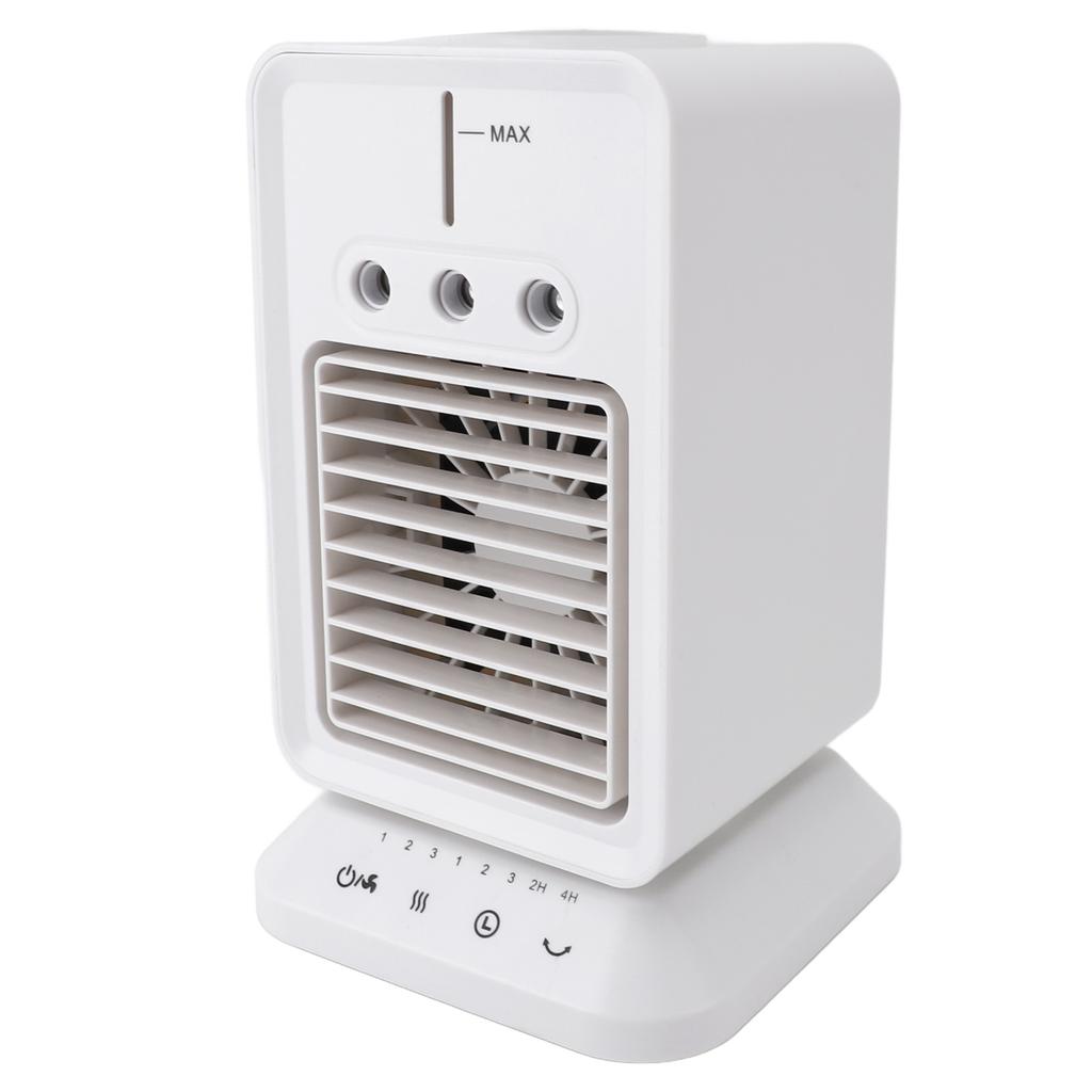 Portable Air Conditioner Multifunctional 3 Levels Oscillating Spray Humidifier Fan Desktop Water