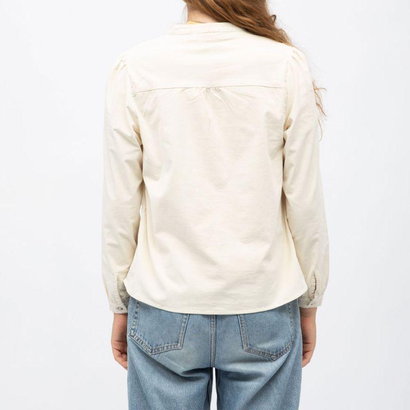 Blouse velours col mao blondie Femme LA PETITE ETOILE