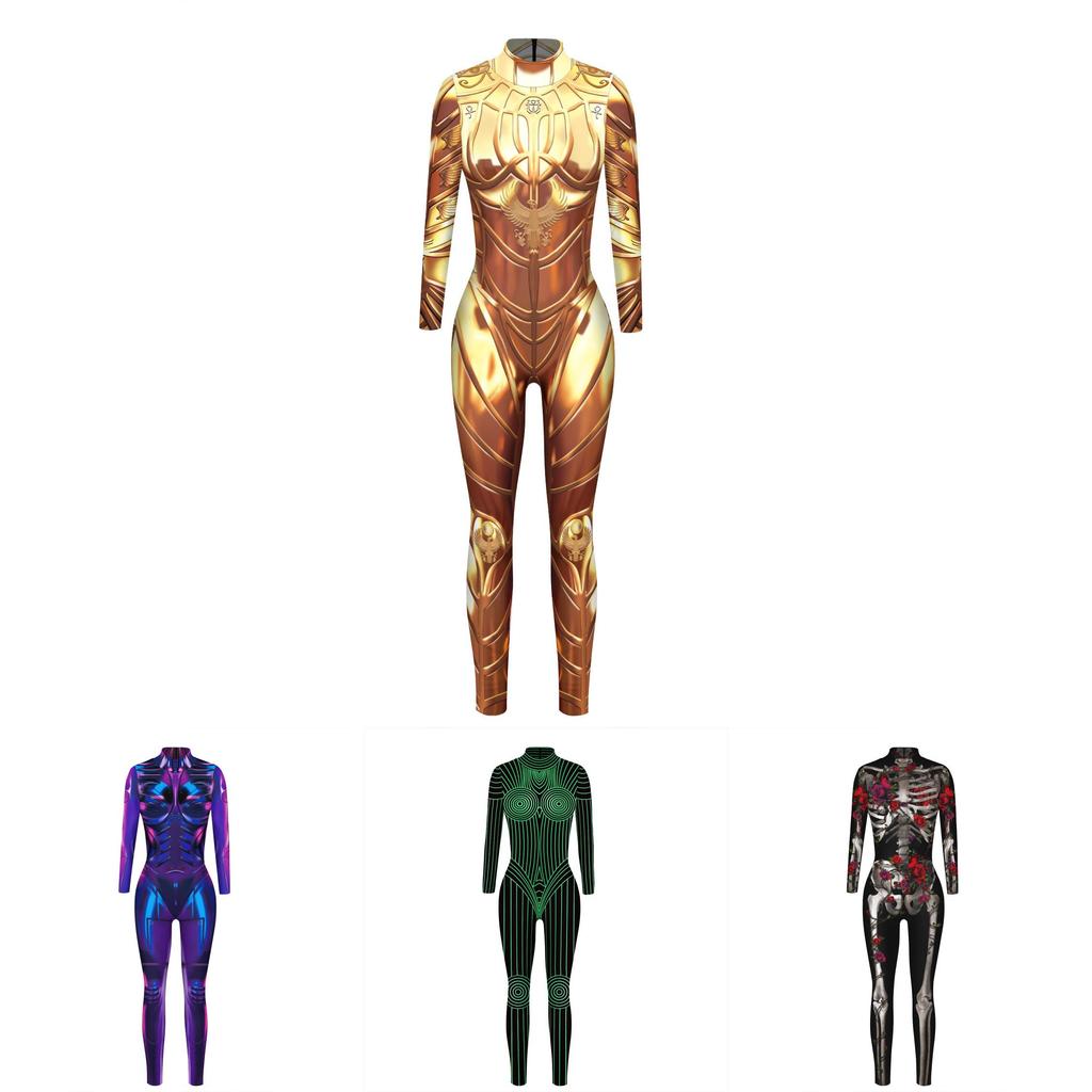 Růžový lebkový body z polyesterové látky pro cosplay party a tématické akce
