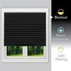 Self Adhesive Shade Pleated Curtain BlackoutLight Block Cordless Curtains Bathroom Balcony Shades Curtains Window Cover