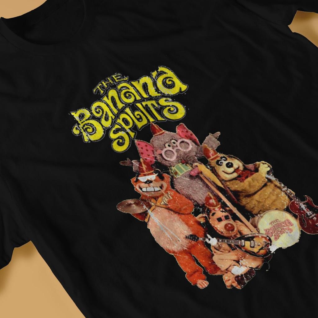 Drooper Distressed Men TShirt The Banana Splits Cartoons O Neck Short Sleeve Fabric T Shirt Humor High Quality Birthday Gifts