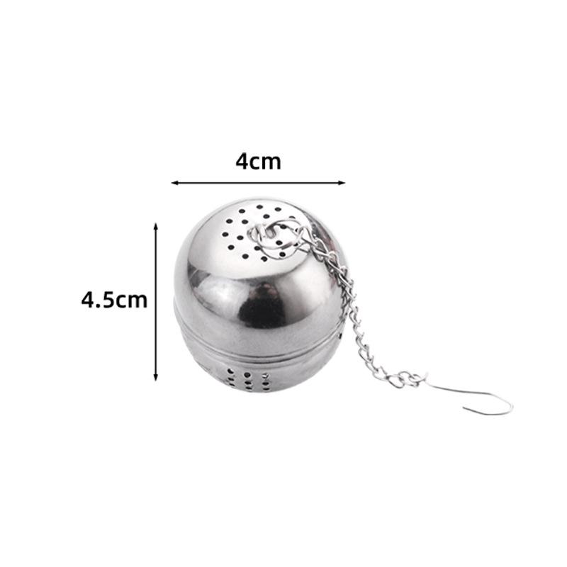 Stainless Steel Egg-Shaped Tea Infuser and Spice Filter.