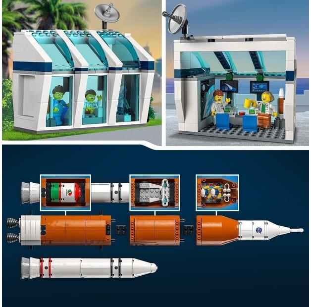 LEGO City 60351 Rocket Launch from the Cosmodrome