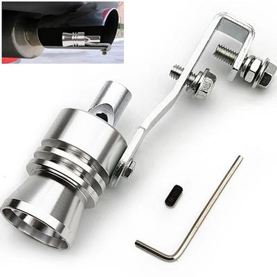 Universal Car Size S 18mm Turbo Sound Whistle Muffler Exhaust Pipe Auto Blow-off Valve Simulator for All Car Modified Motorcycle