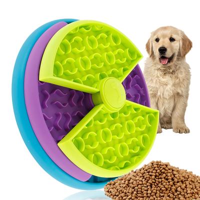 1/2Pcs Dog Slow Feeder Interactive Dog Puzzle Game Toy Reusable 3 Layers Puzzle Puppy Feeder for Pet Avoid Gulping
