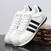 Summer Low-top Three-bar Forrest Gump Shoes Cloth Surface Breathable Lace-up Couple Sports Running Shoes K1