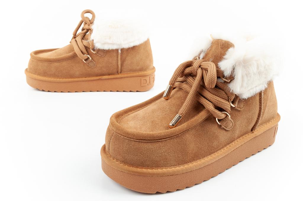 D.Franklin Nordic Mid Fur Tan [DFSH375006-TAN] y.37