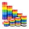 Top Quality Eco Rainbow Masking Tape Set! Painters Tape for Arts, Crafts, DIY, Gift Deco, Classroom Crafts, Scrapbooking