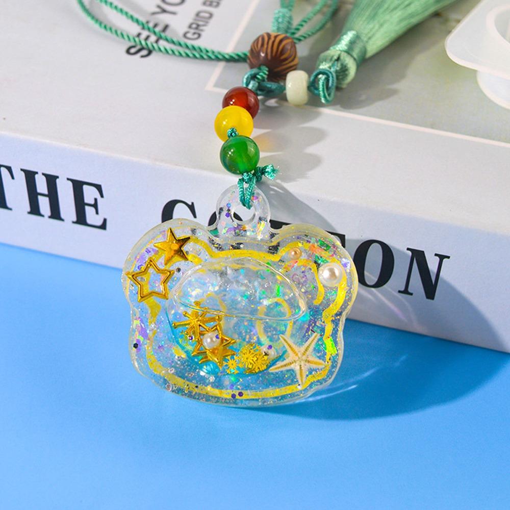 2pcs Reusable Silicone Resin shaping forms Washable Jewelry Casting shaping forms For DIY Crafts