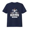 Let The Gains Begin Workout Gym T Shirt For Fitness Enthusiasts Vintage Designer Clothes Versatile Homme Soft Slightly
