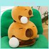 Plush Capybara Toy With Pp Cotton Filling For Kids And Home Decor