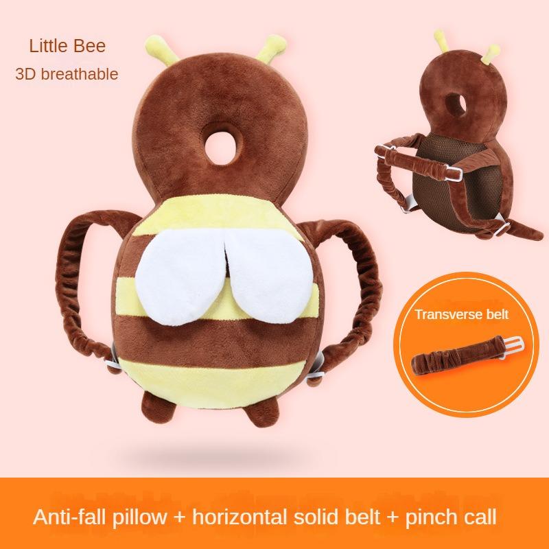Baby Walking Headrest Baby Learning To Walk Anti Fall Pillow Breathable Head Protection Pad Bee Head Protection Anti Fall Hat