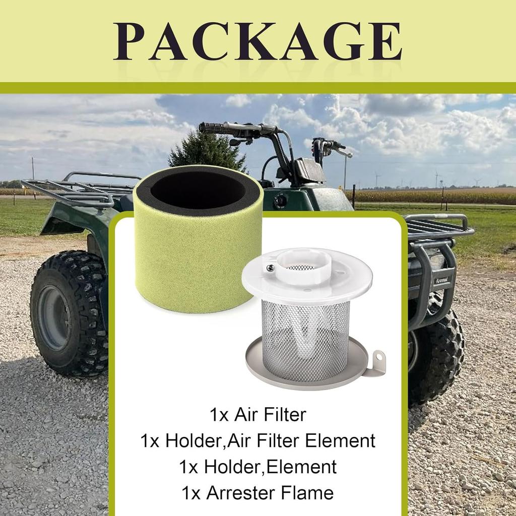 Air Filter + Guide Kit For Kawasaki Bayou 220 250 KLF 220 250 1988-2011 Bayou 300 KLF300-B 1988