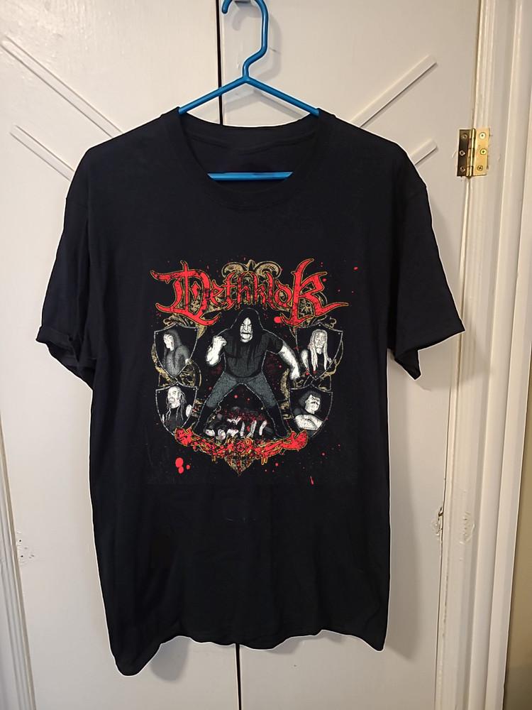 Винтаж 2008 Metalocalypse Dethklok Группа Подарок для Фанатов Черный S до 5XL Футболка SG335 Унисекс Футболка XXXXL