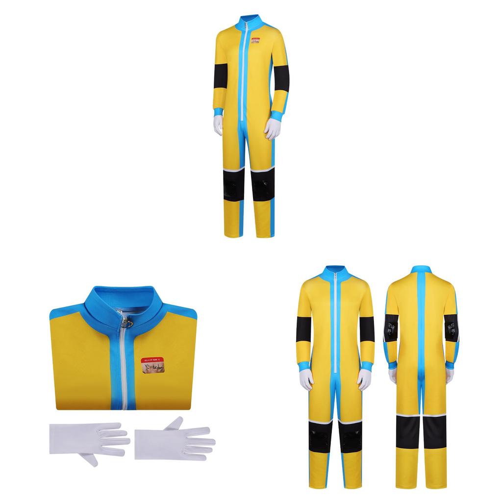 Dispatch Superhero Cosplay Costume With Water Active Bodysuit For Game Fans